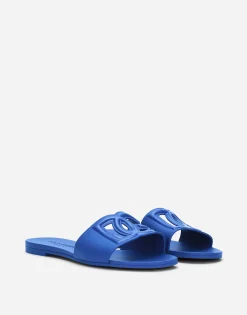 Rubber beachwear sliders