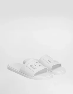 Rubber beachwear sliders