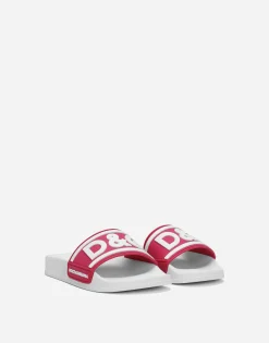Rubber beachwear sliders