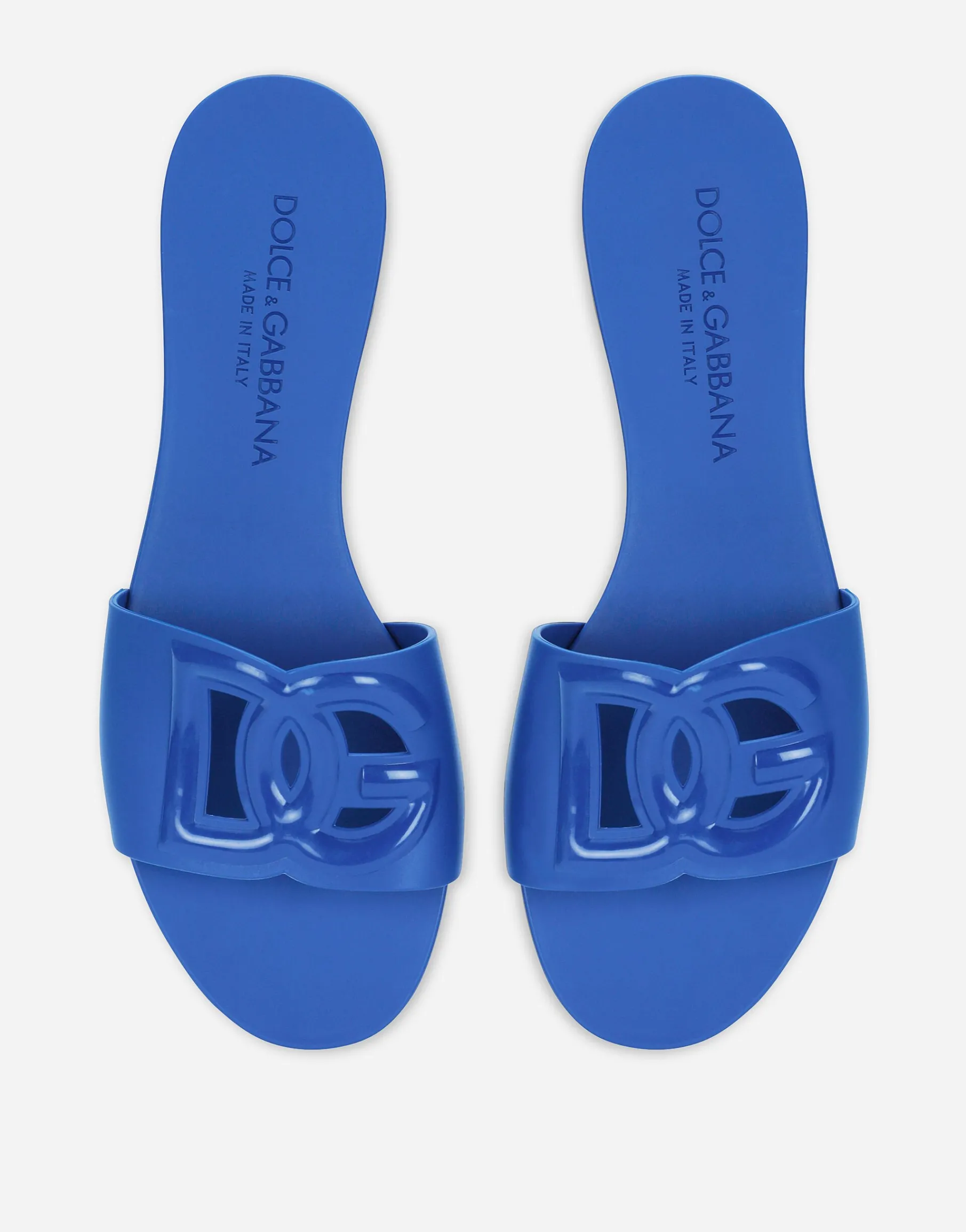 Rubber beachwear sliders