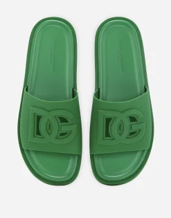 Rubber beachwear sliders