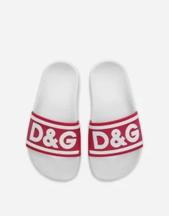 Rubber beachwear sliders