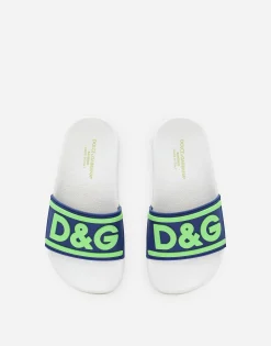 Rubber beachwear sliders