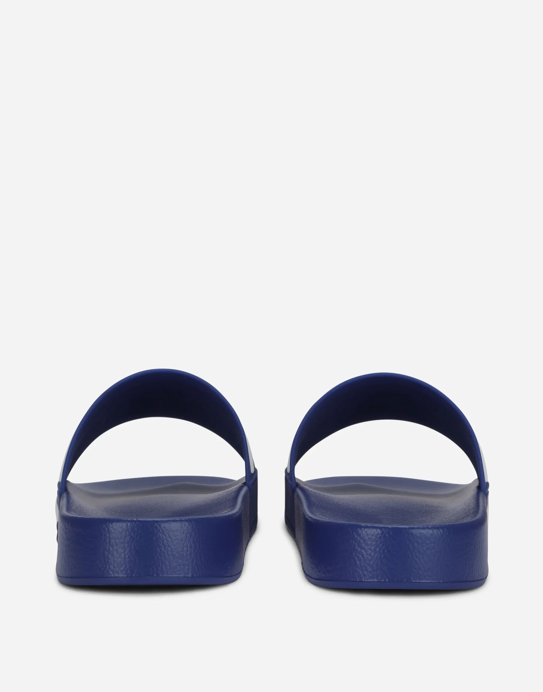 Rubber beachwear sliders with DG logo