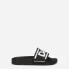 Rubber sliders with logo print
