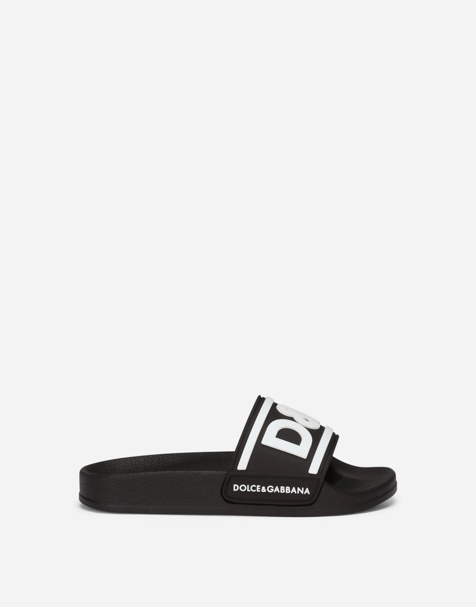 Rubber sliders with logo print