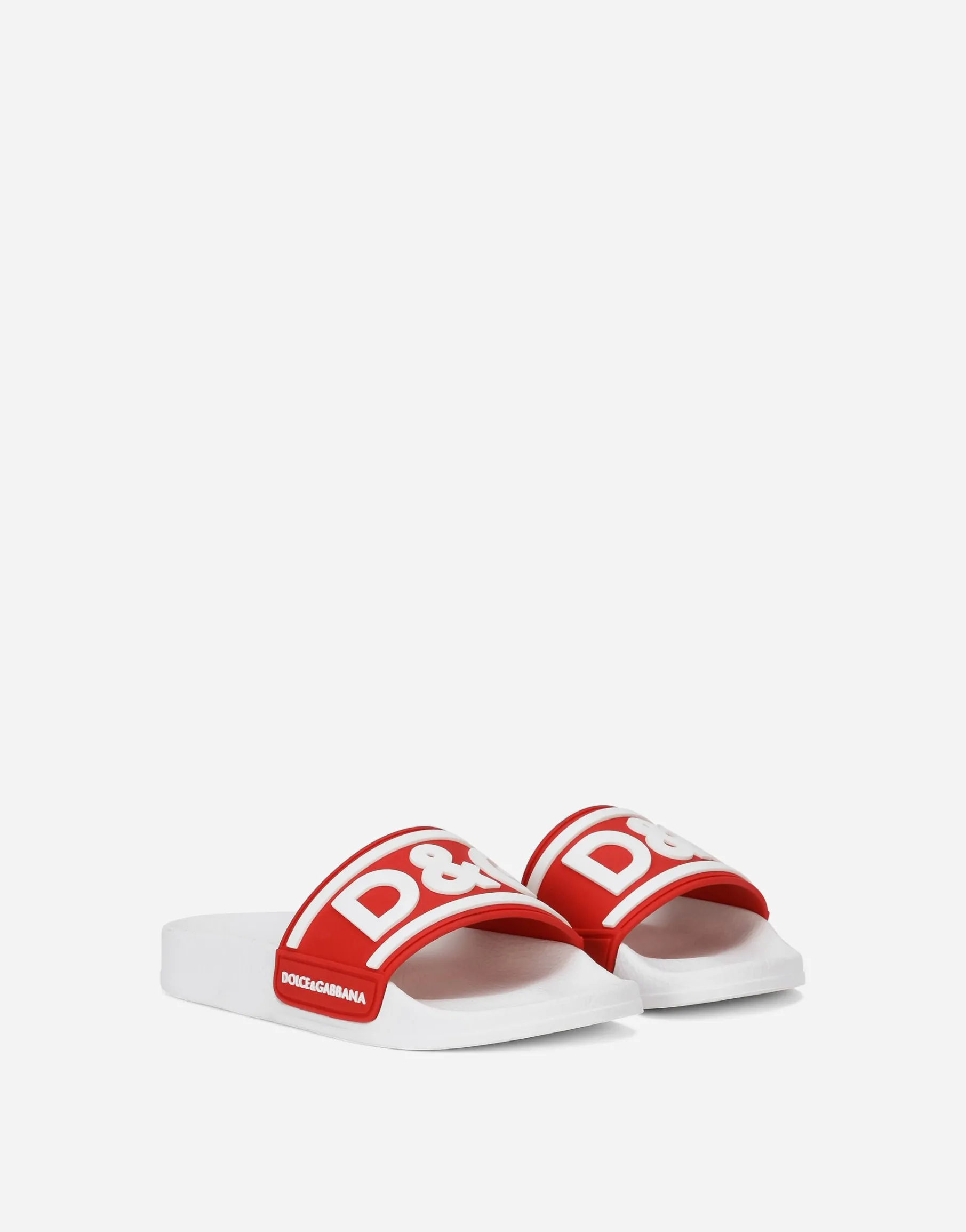 Rubber sliders with logo print