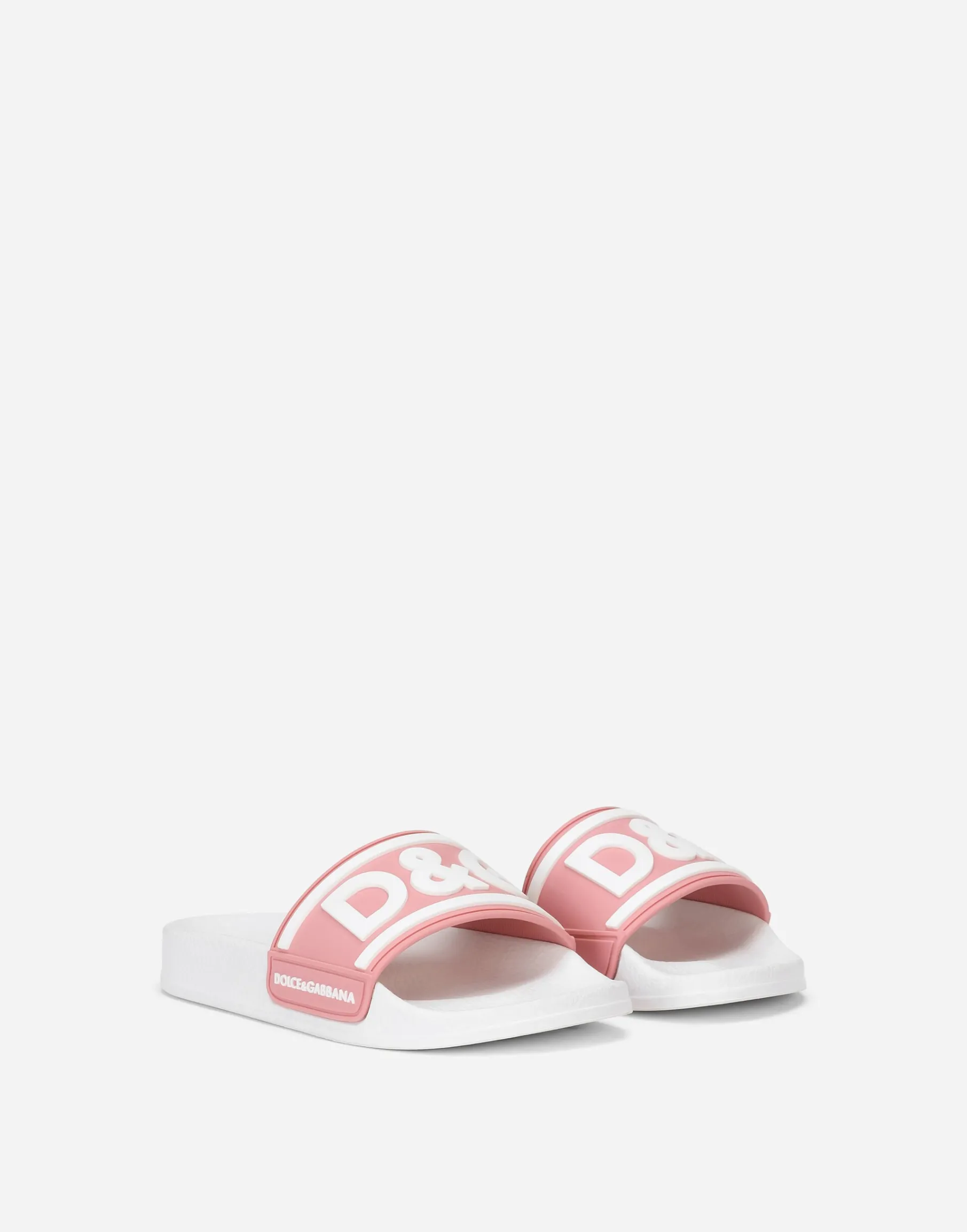 Rubber sliders with logo print