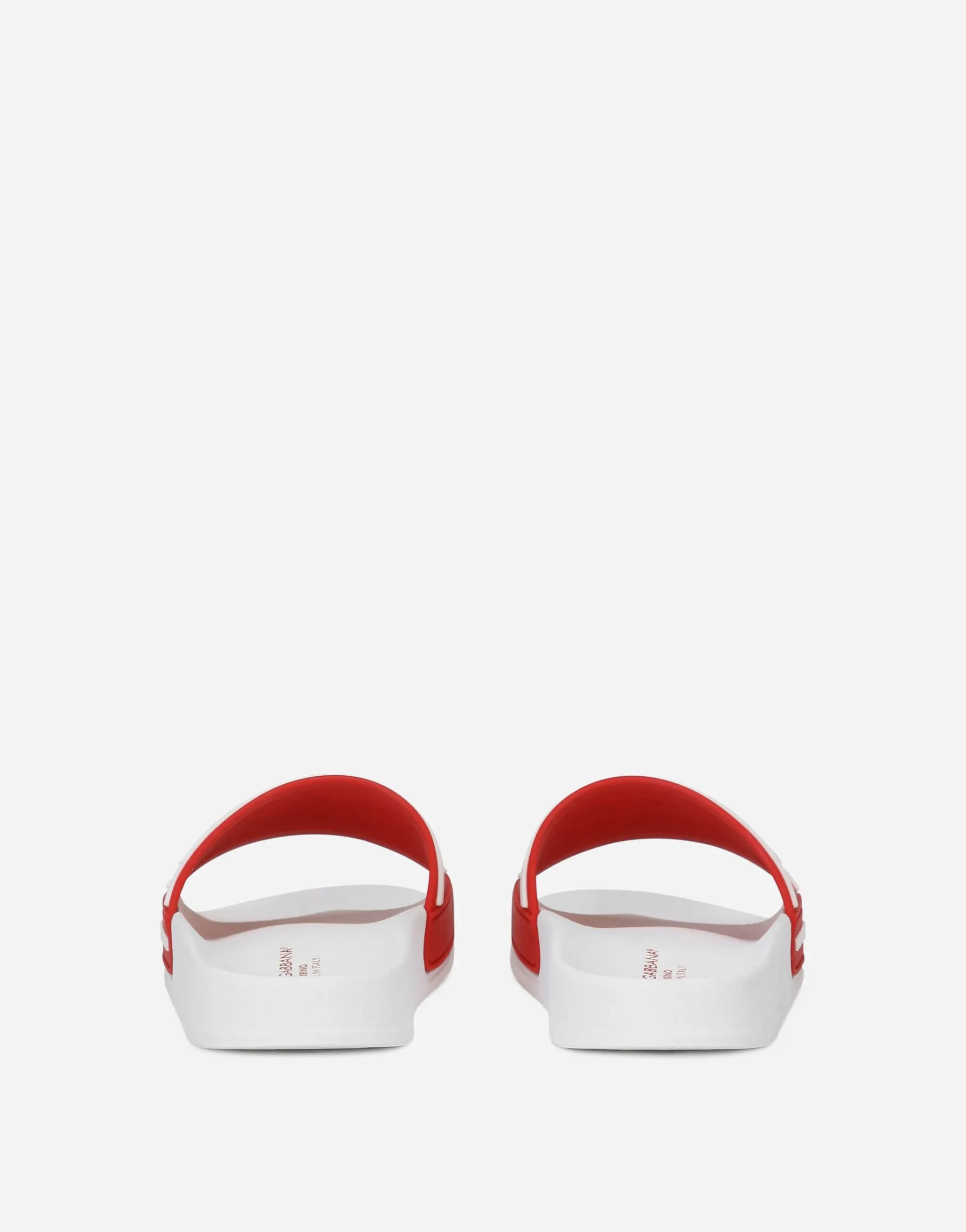 Rubber sliders with logo print