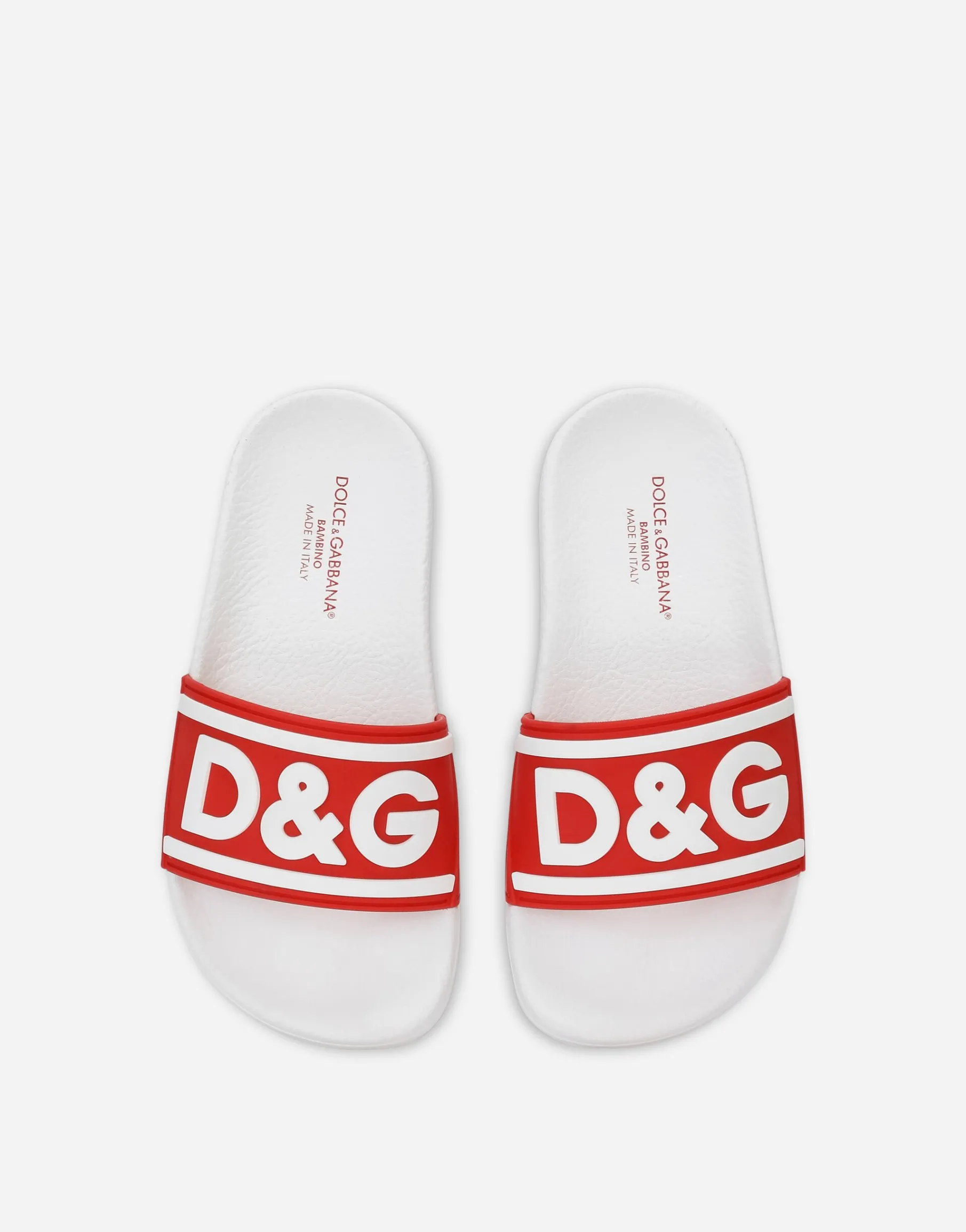 Rubber sliders with logo print