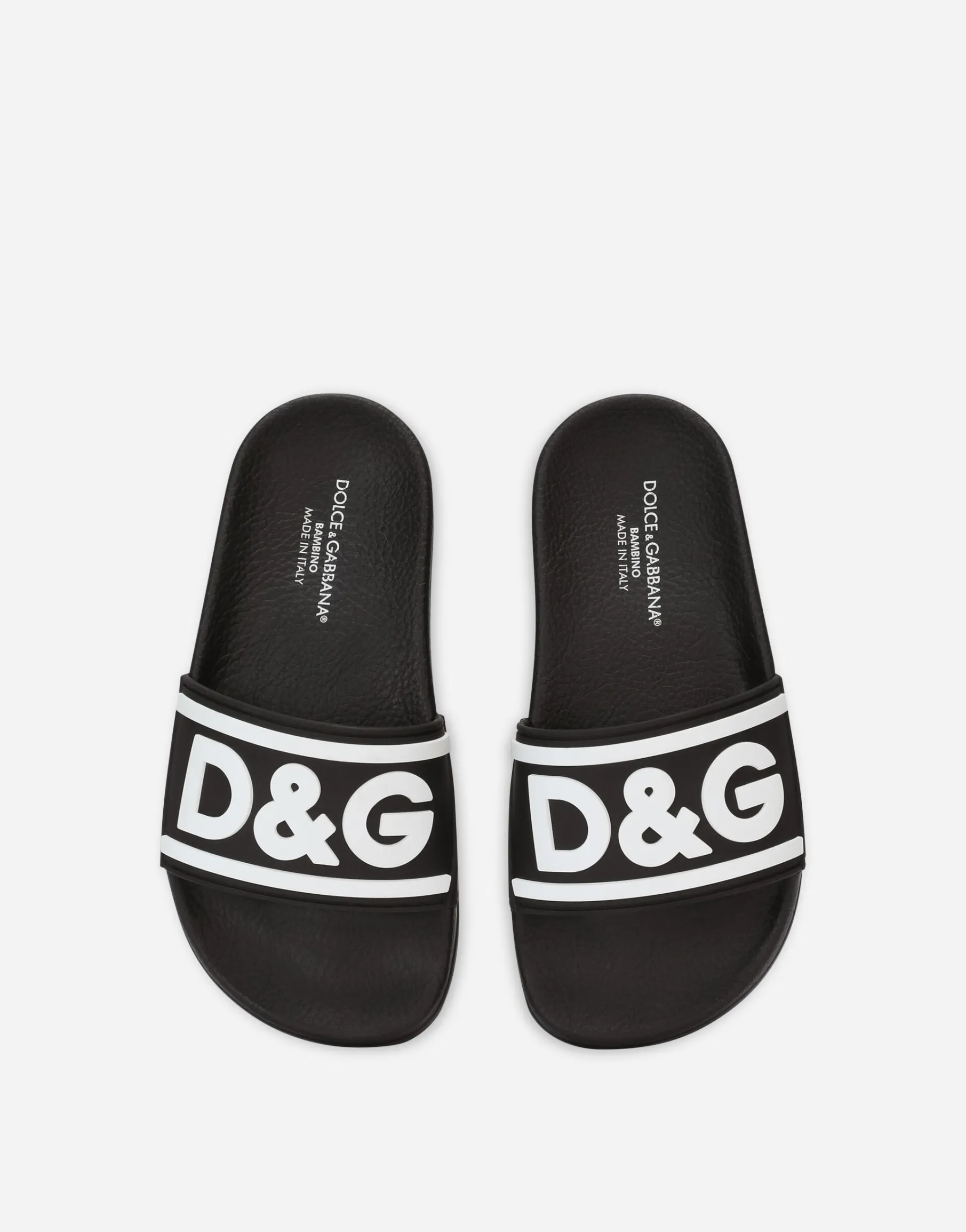 Rubber sliders with logo print