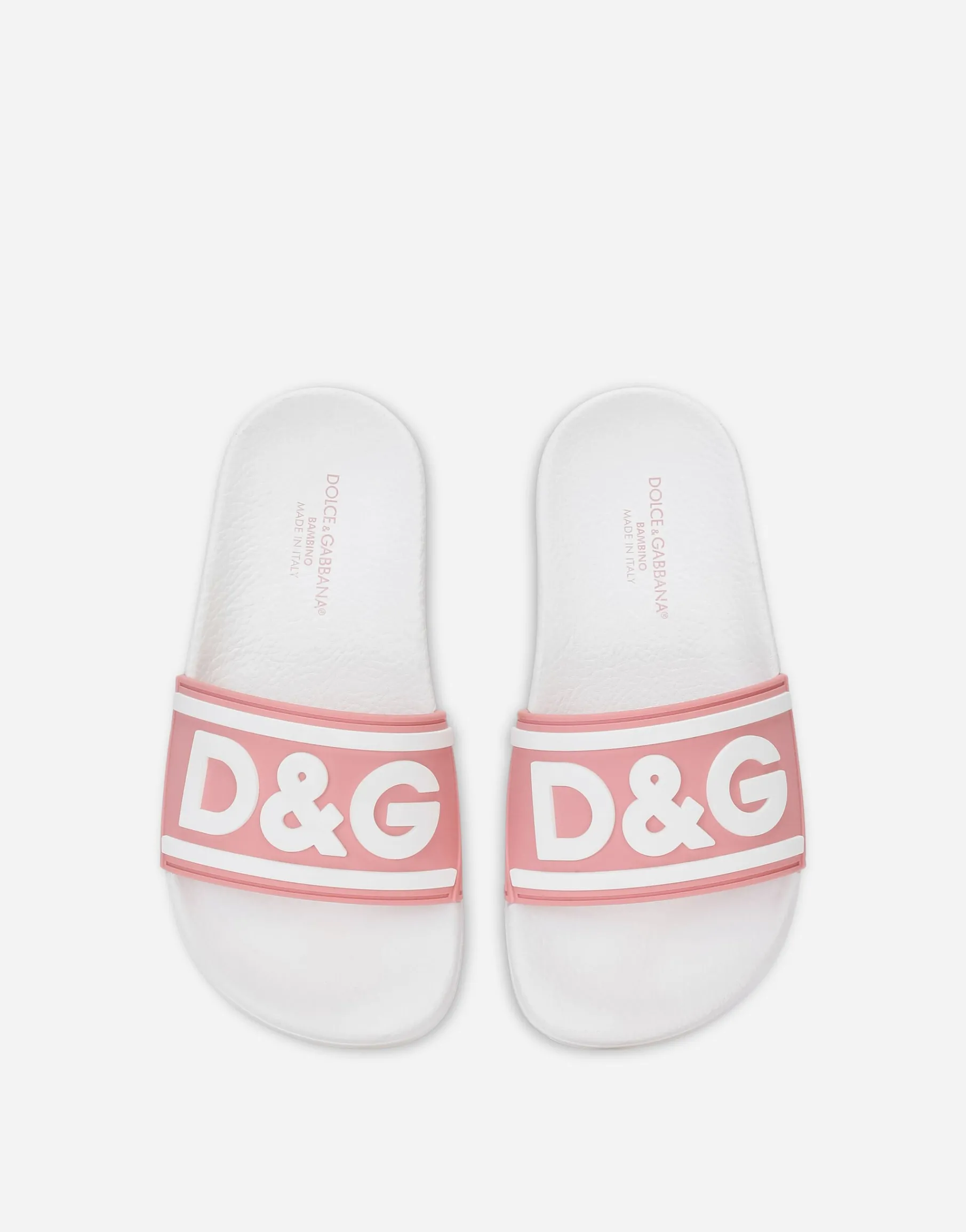 Rubber sliders with logo print