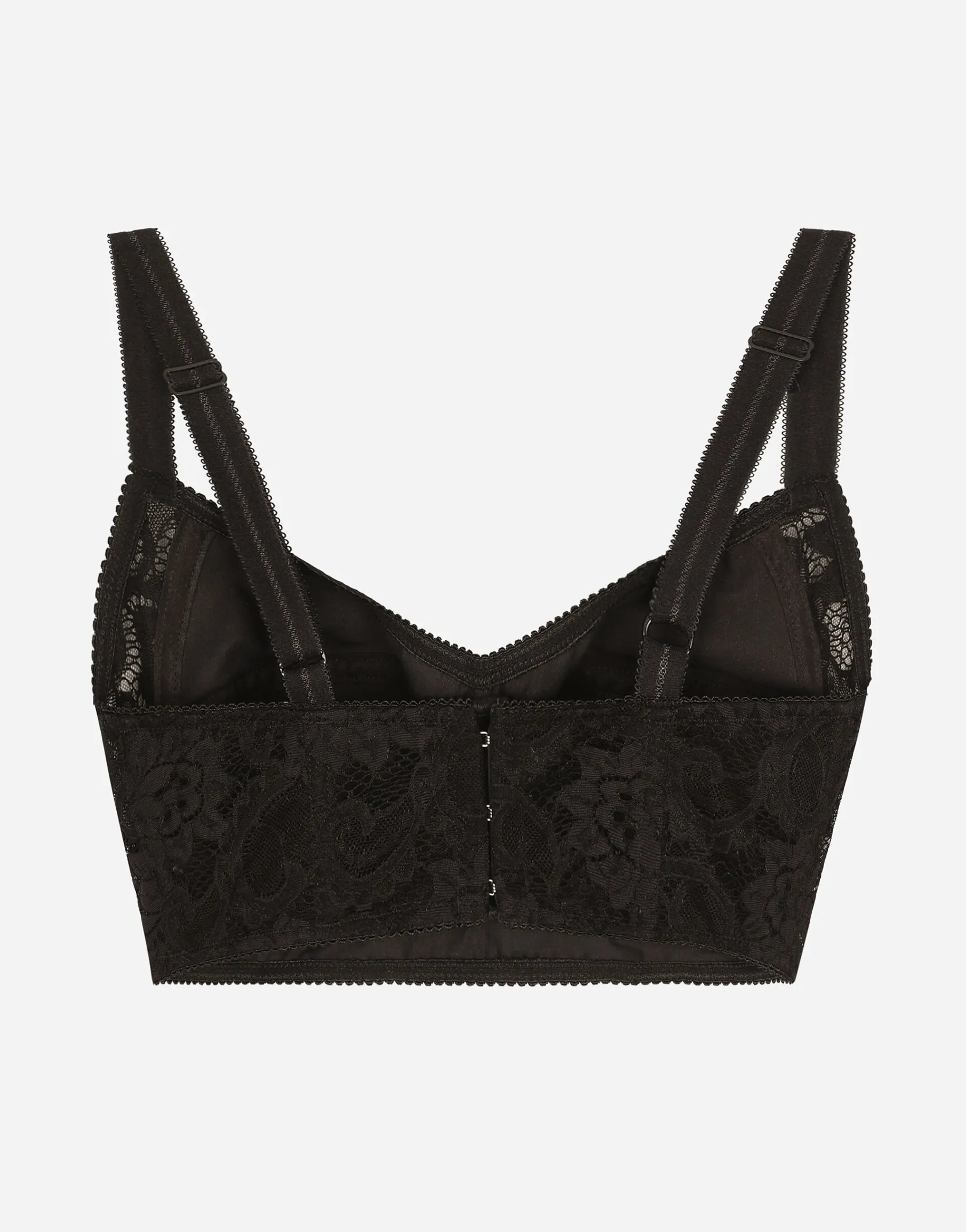 Satin and lace bralette top