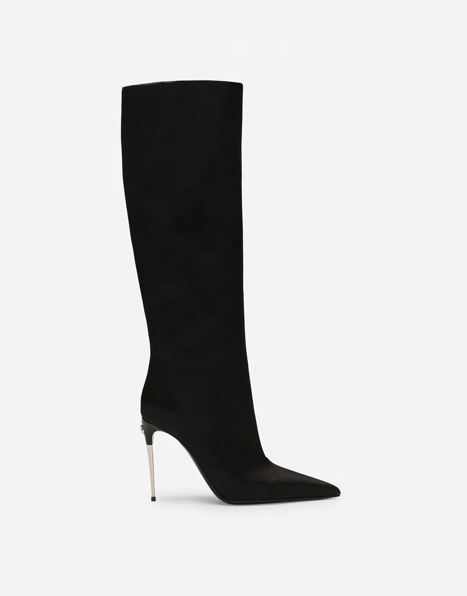 Satin boots