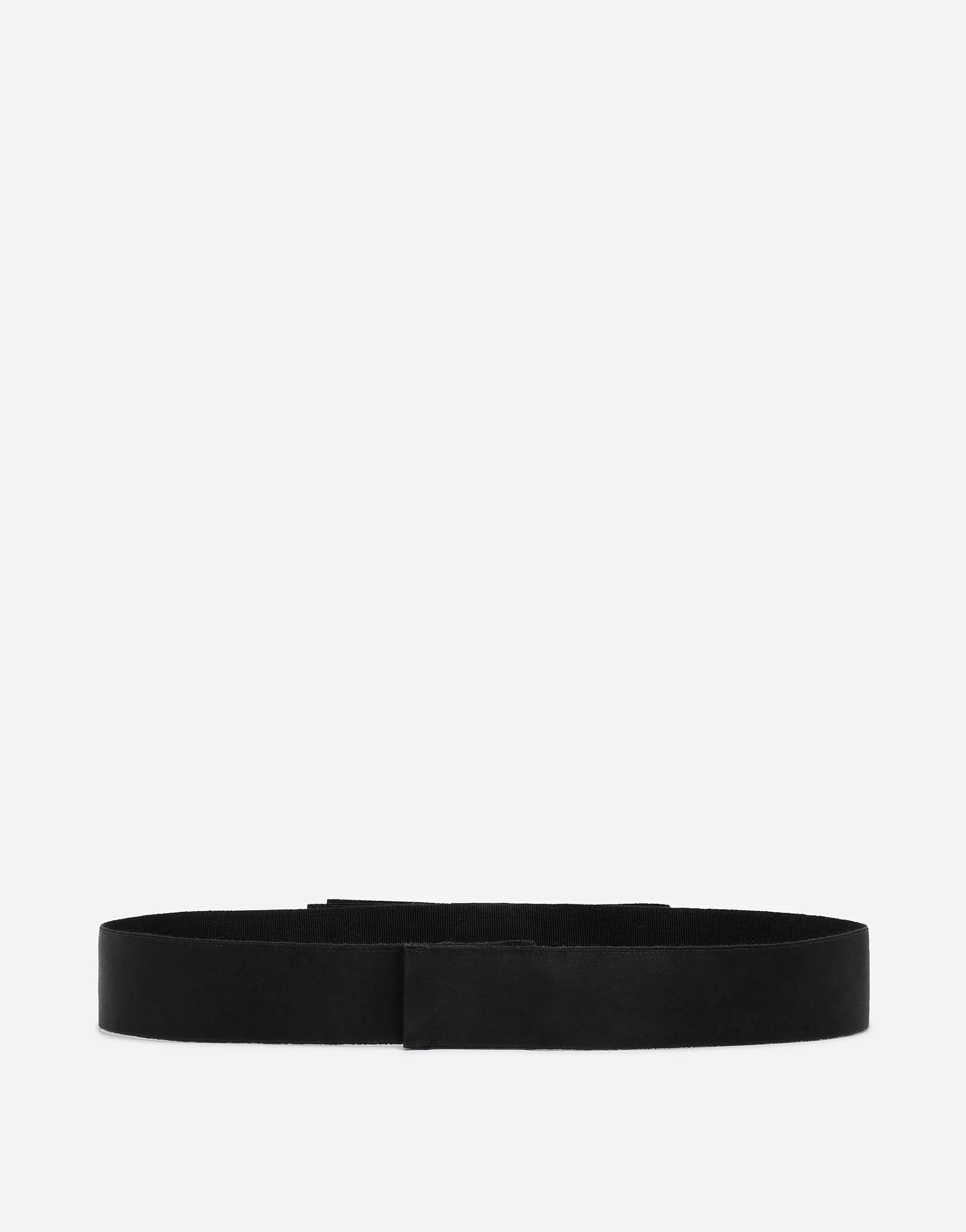 Satin bow belt