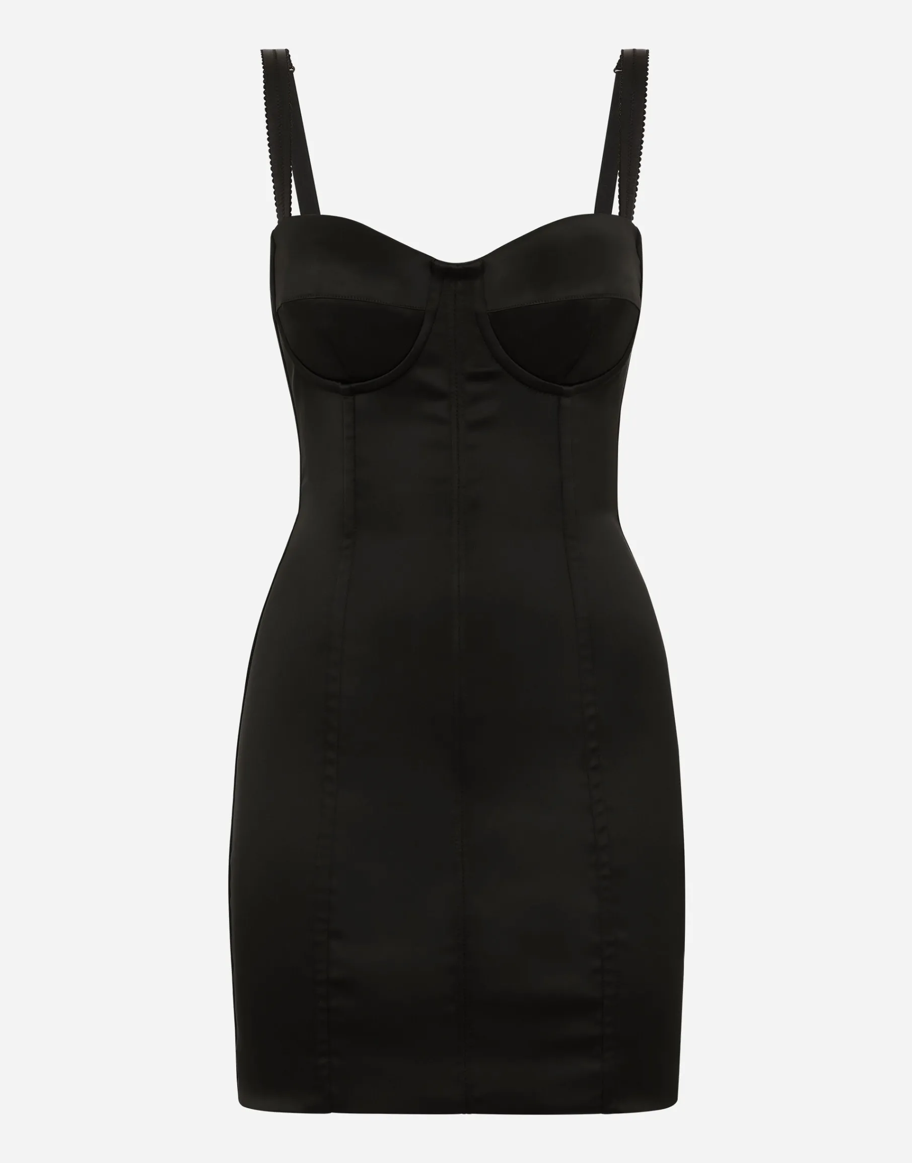 Satin corset minidress