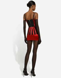 Satin corset top