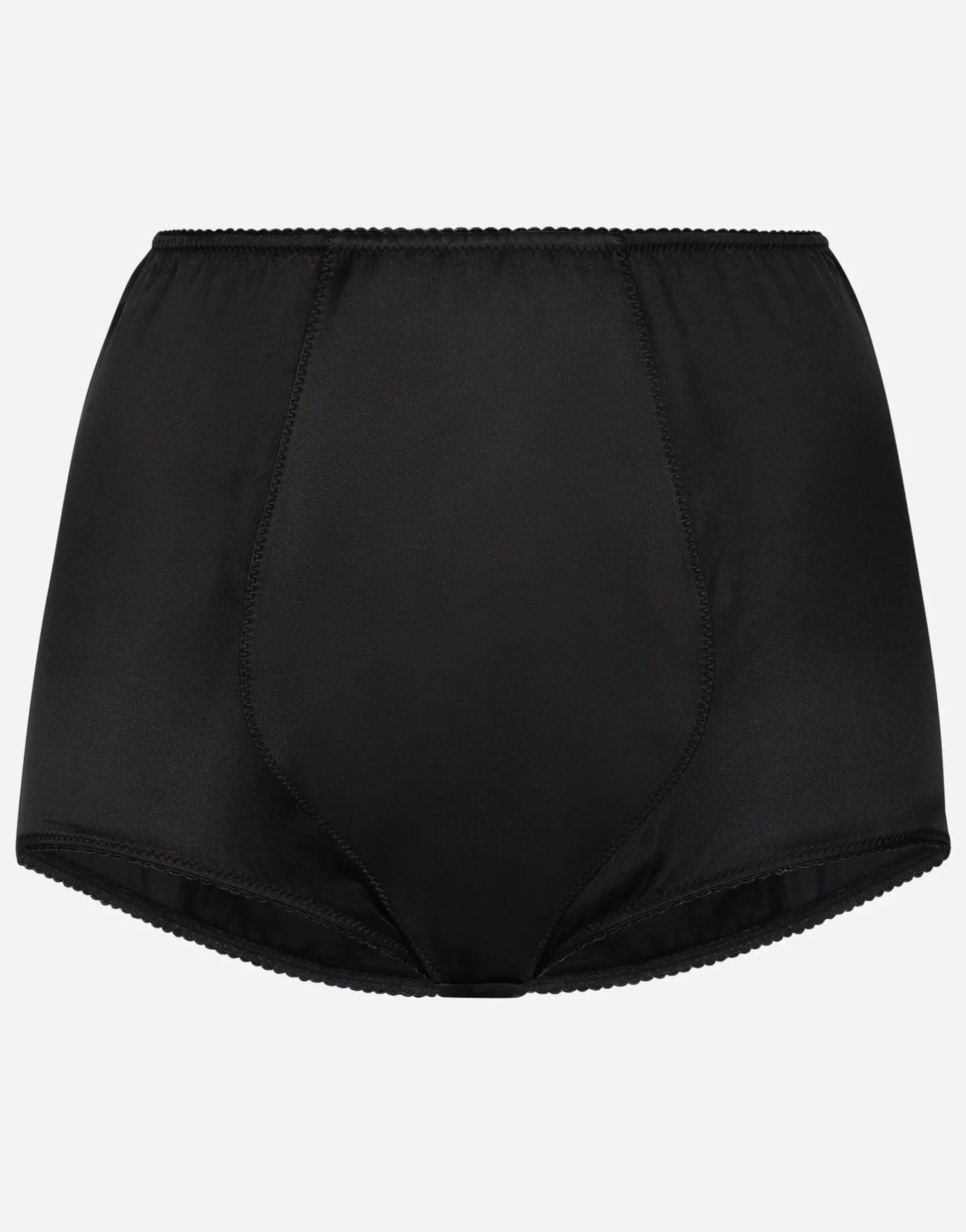 Satin high-waisted panties