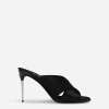 Satin mules