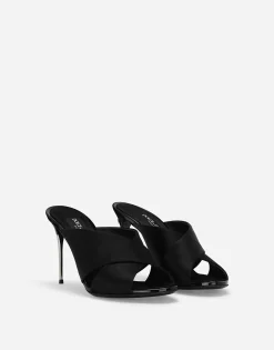Satin mules