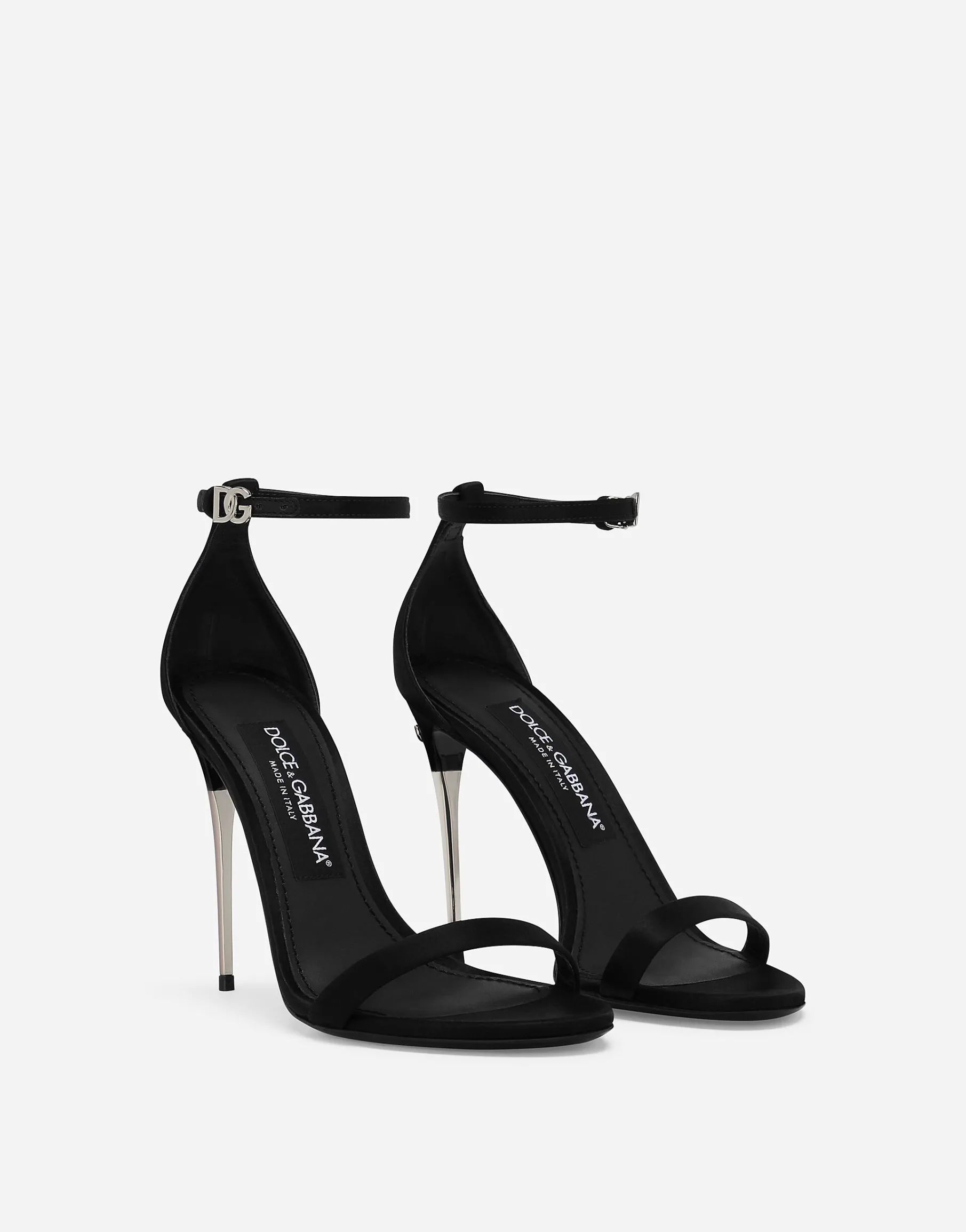 Satin sandals