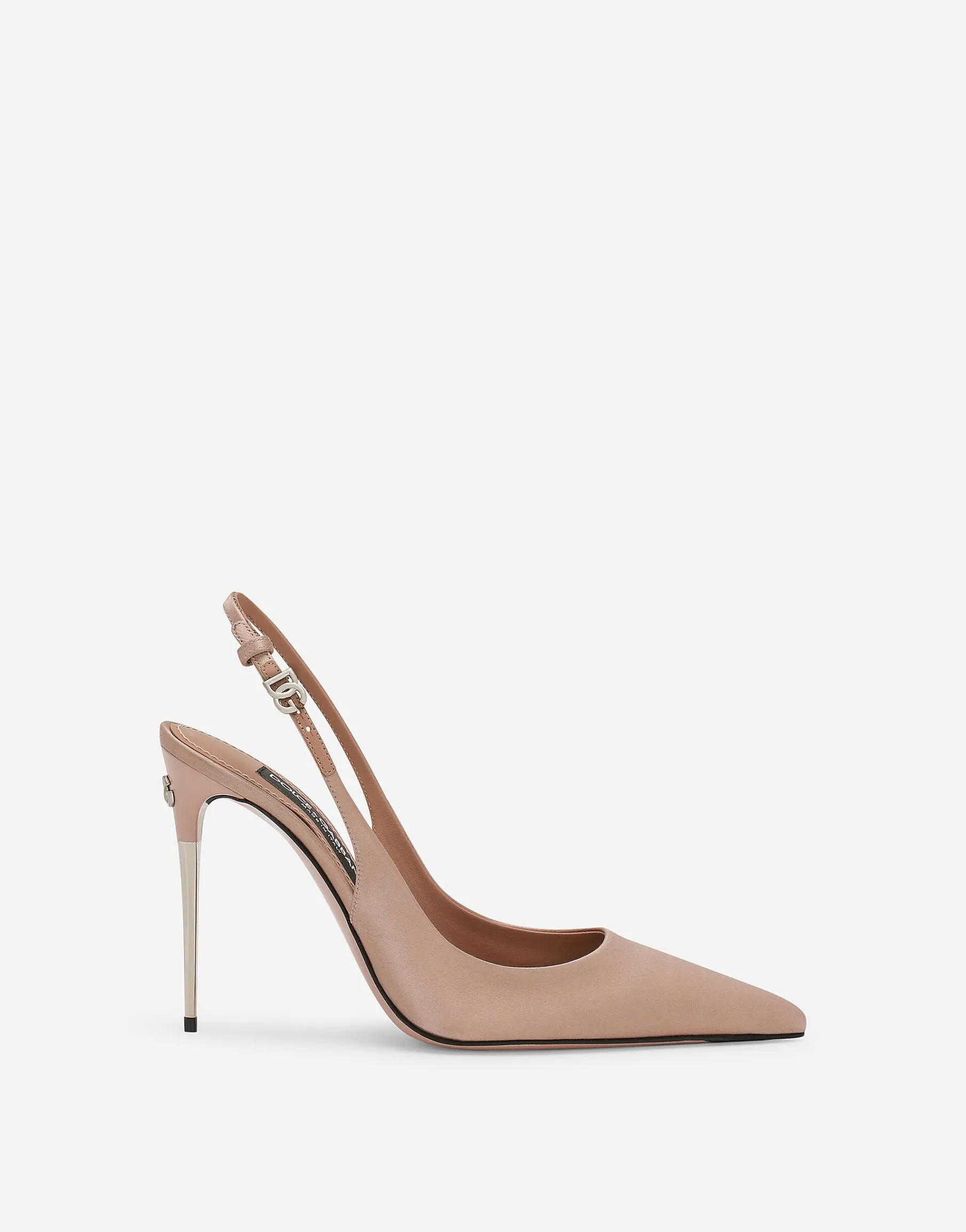 Satin slingbacks