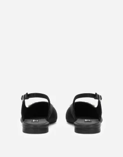 Satin slingbacks