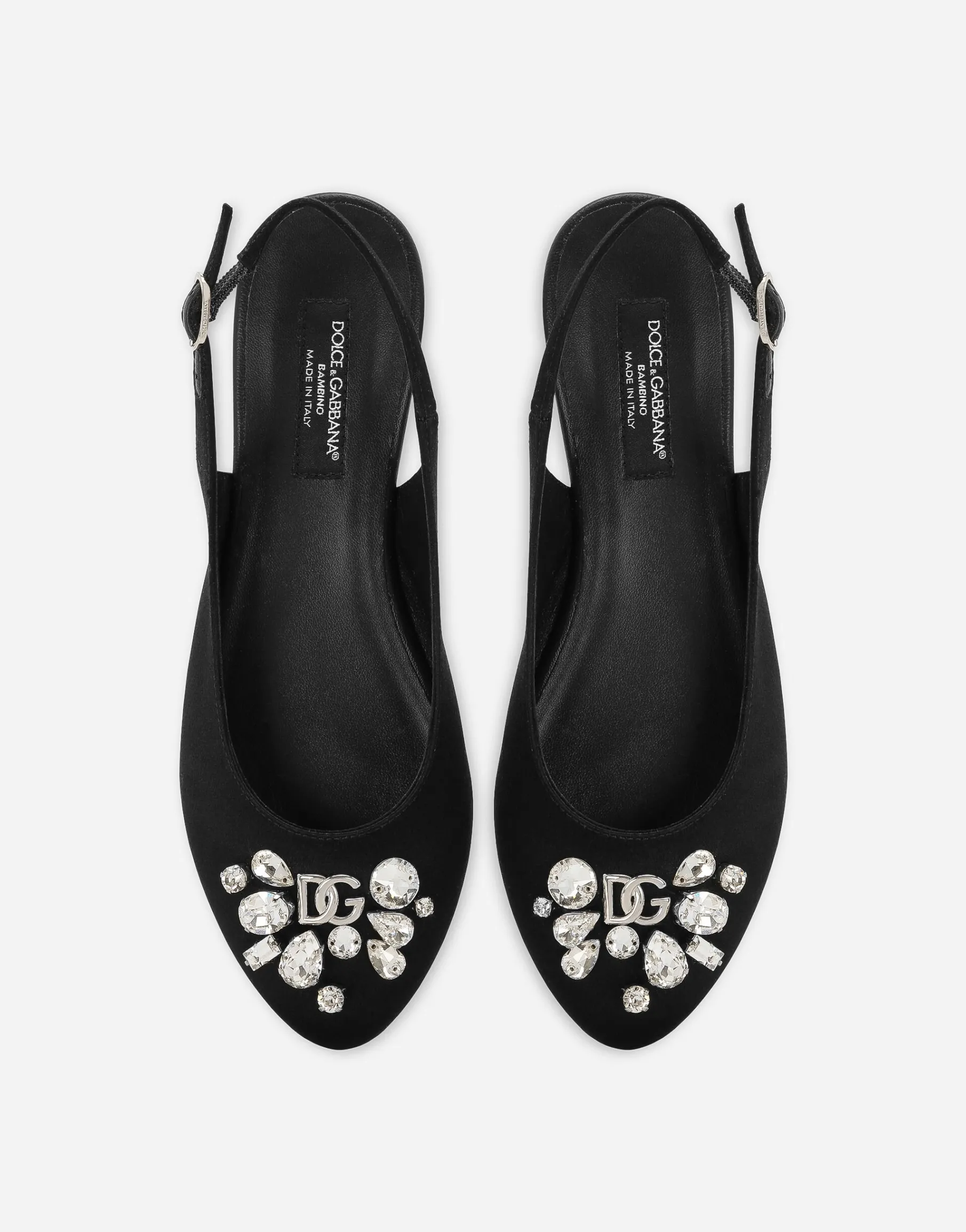 Satin slingbacks
