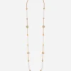 Sautoir chain with DG-logo beads and hearts