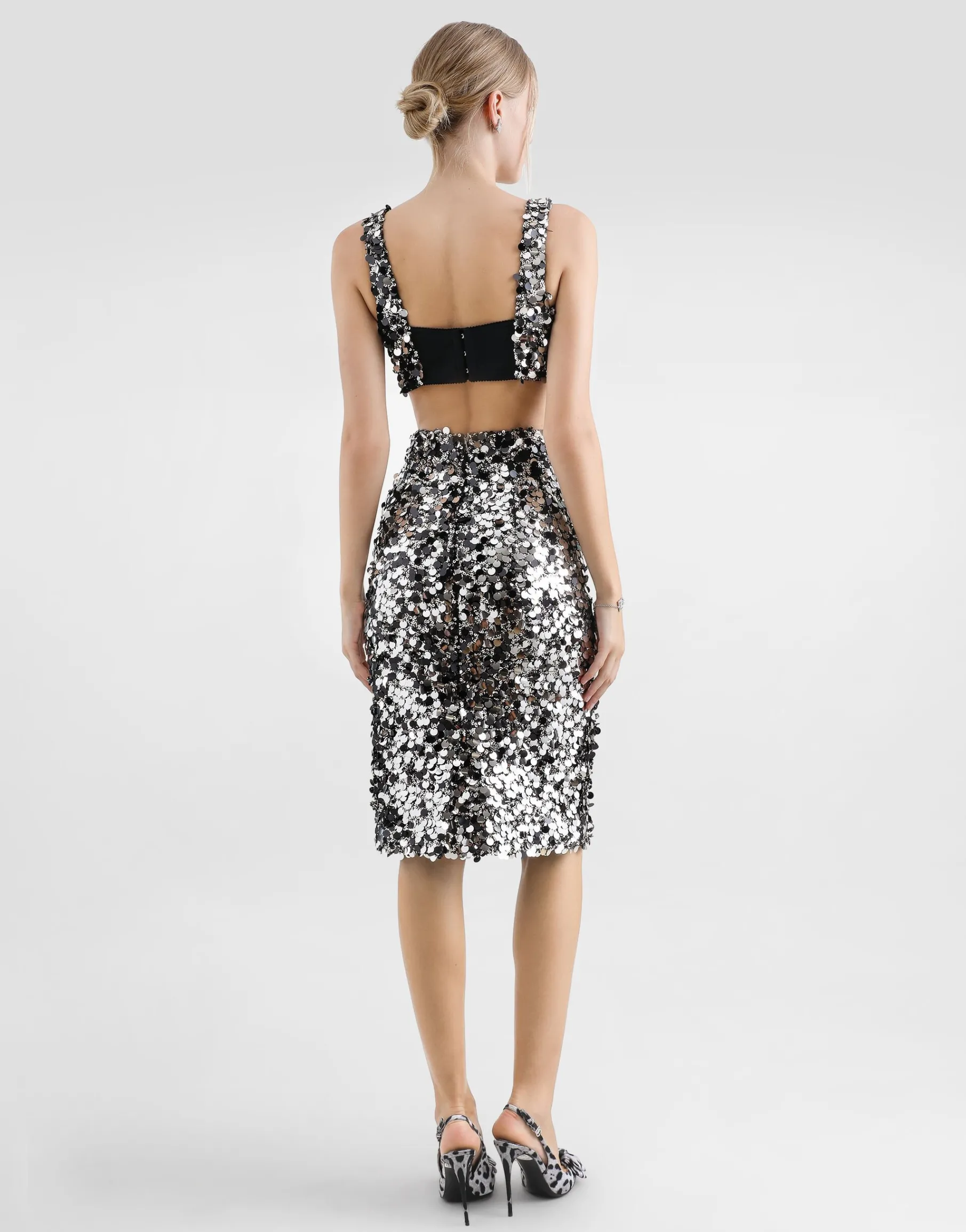 Sequined bralette top