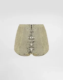 Sequined high-waisted panties