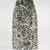Sequined midi skirt