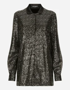 Sequined shirt