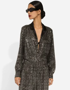 Sequined shirt