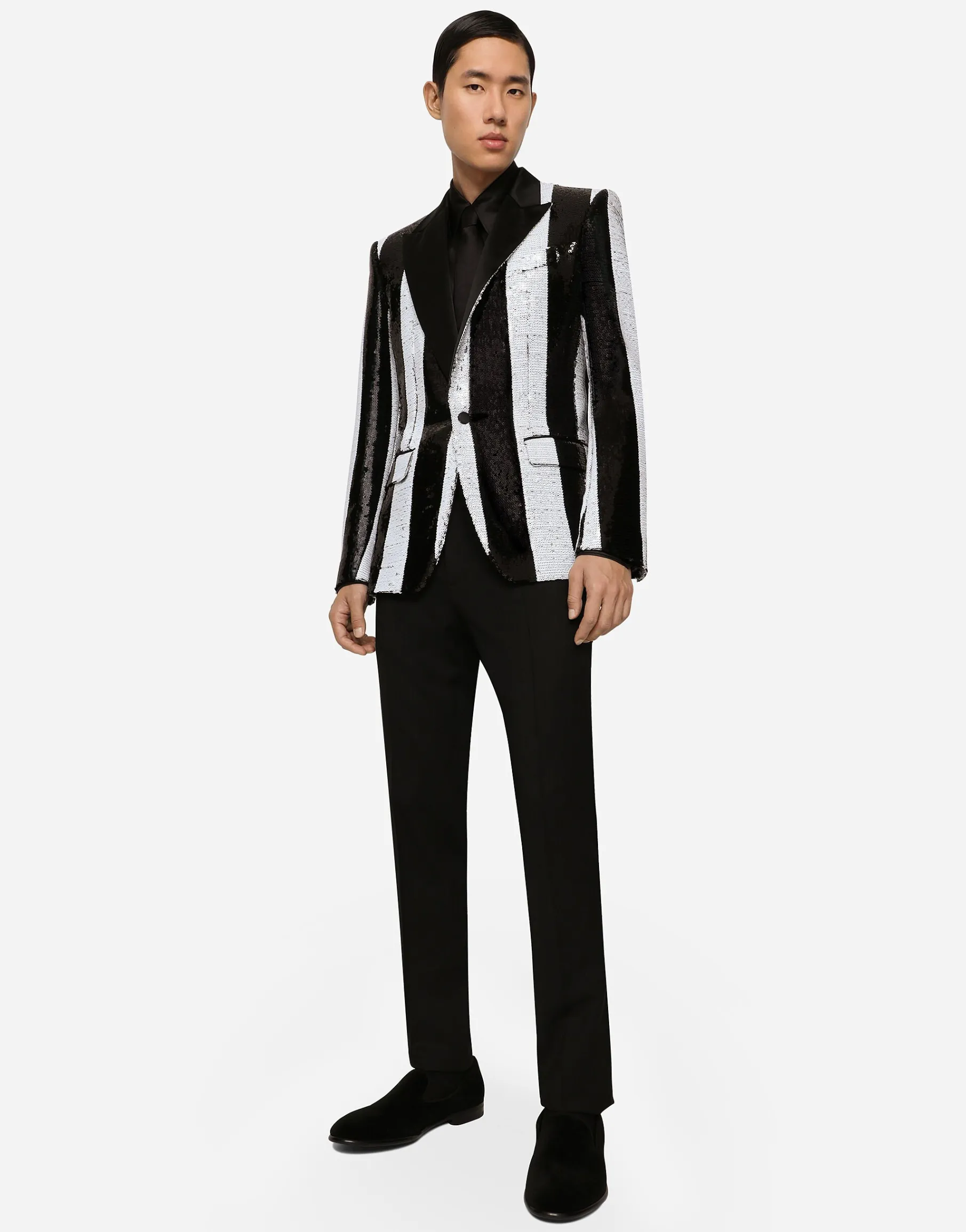 Sequined Sicilia-fit jacket