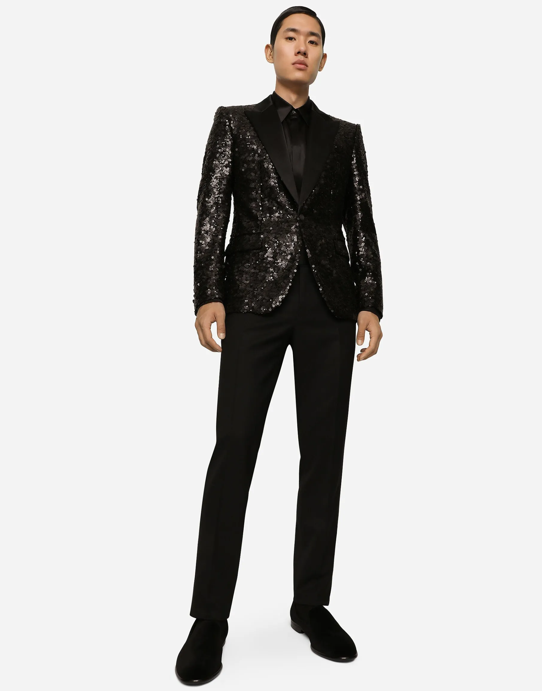 Sequined Sicilia-fit jacket