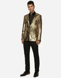 Sequined Sicilia-fit jacket