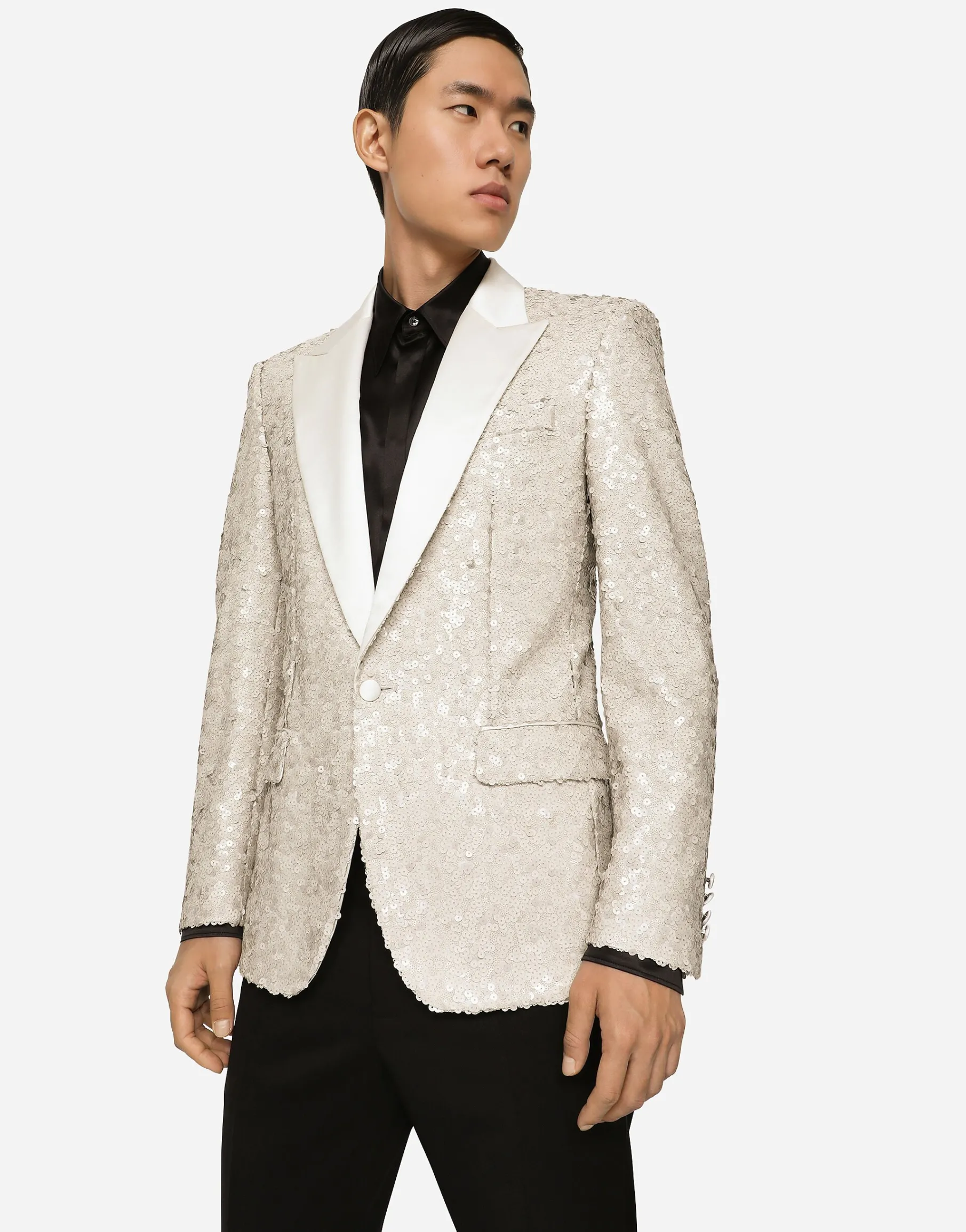 Sequined Sicilia-fit jacket