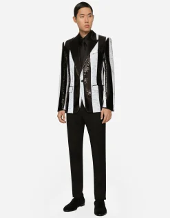 Sequined Sicilia-fit jacket