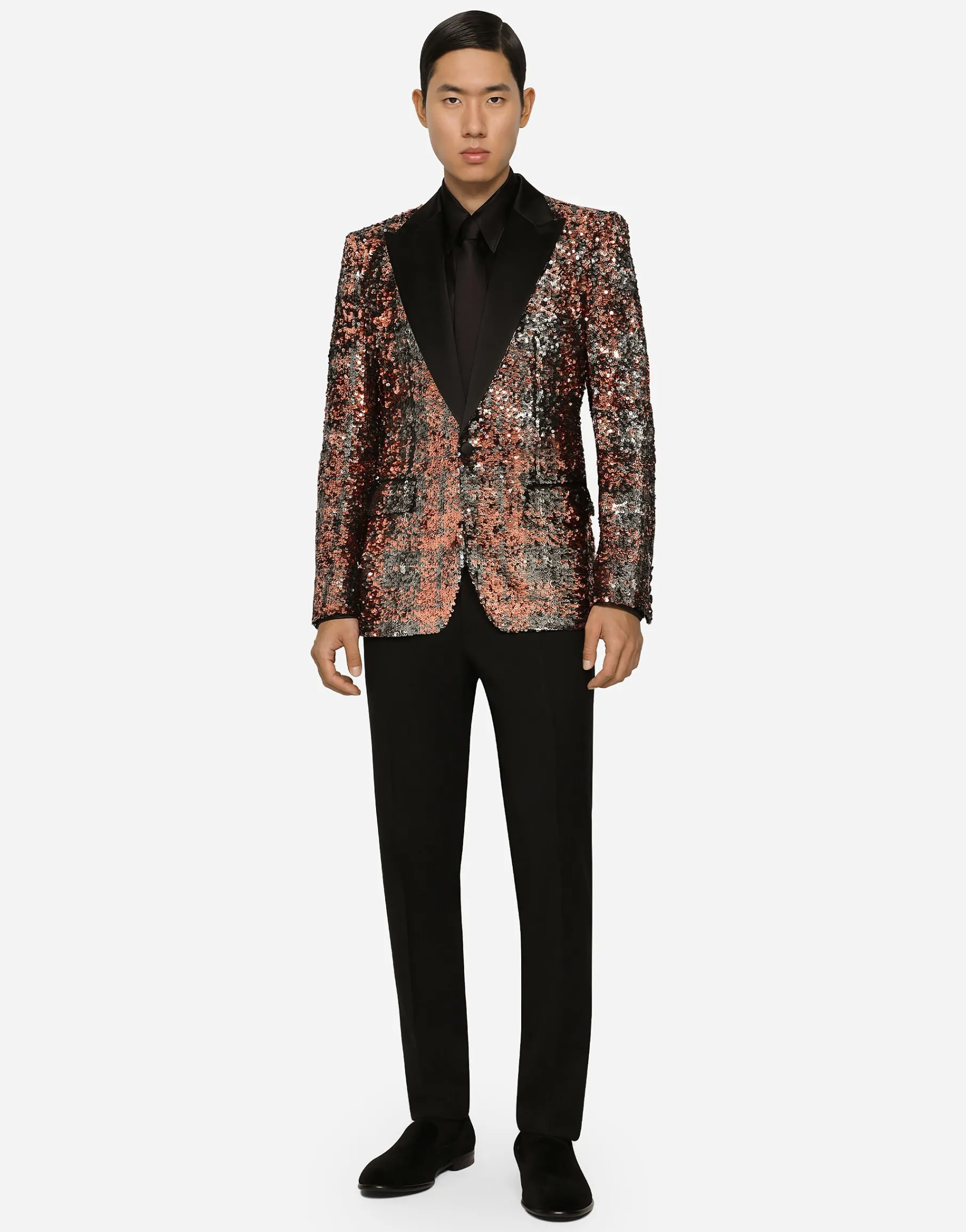 Sequined Sicilia-fit jacket