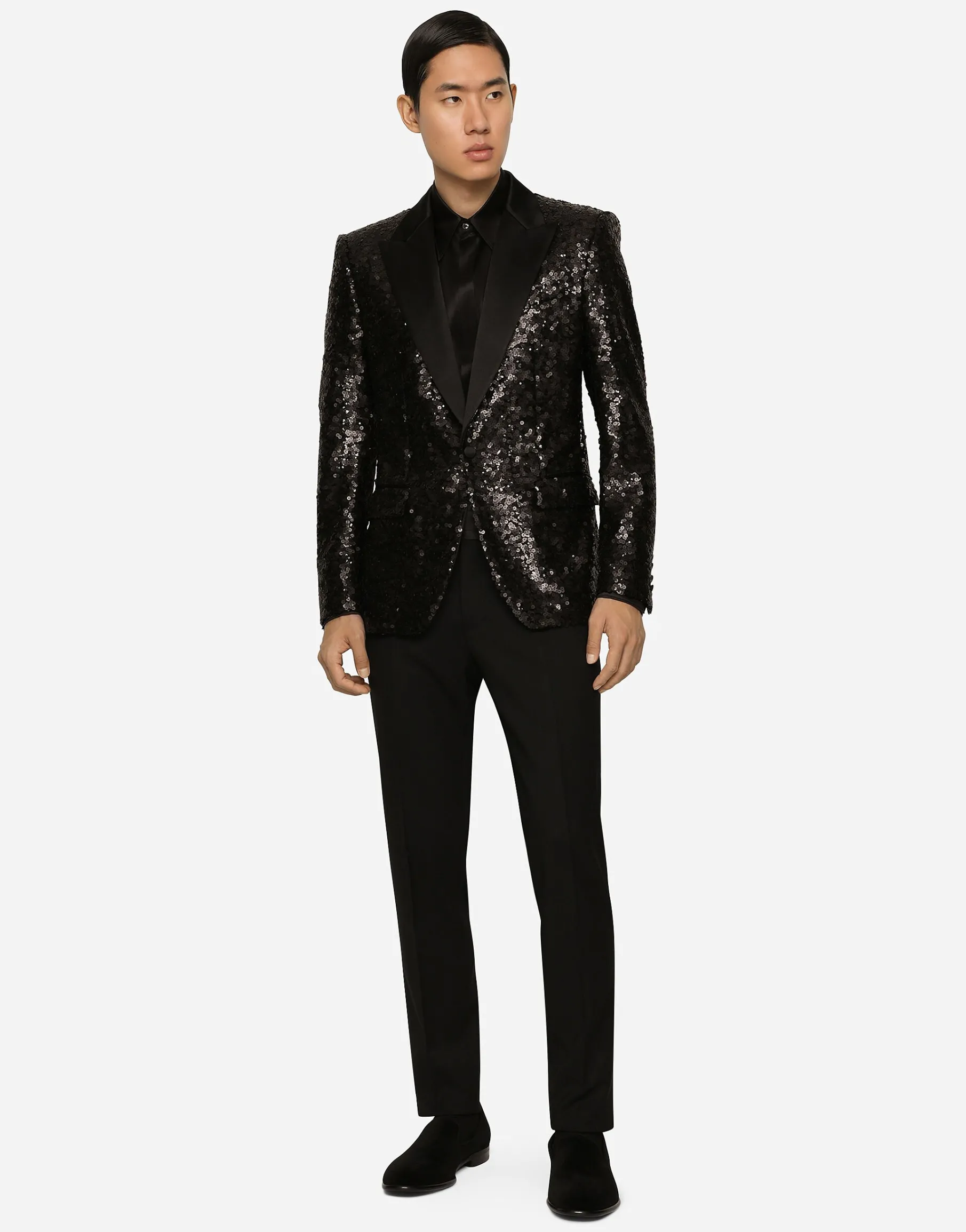 Sequined Sicilia-fit jacket