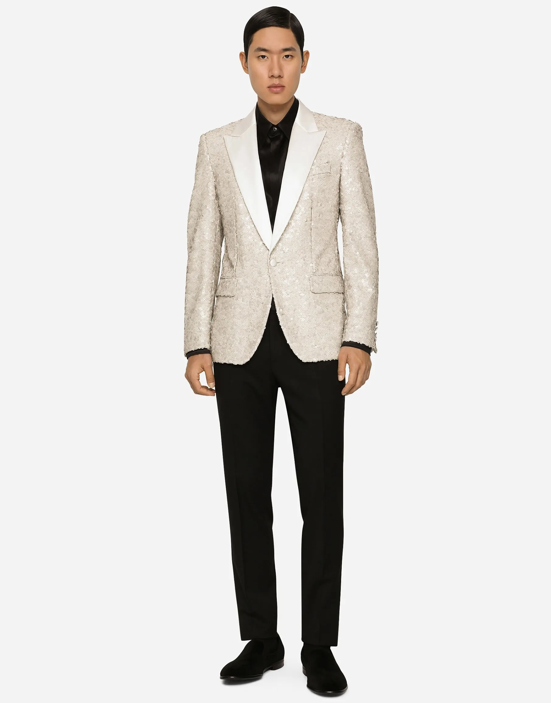 Sequined Sicilia-fit jacket