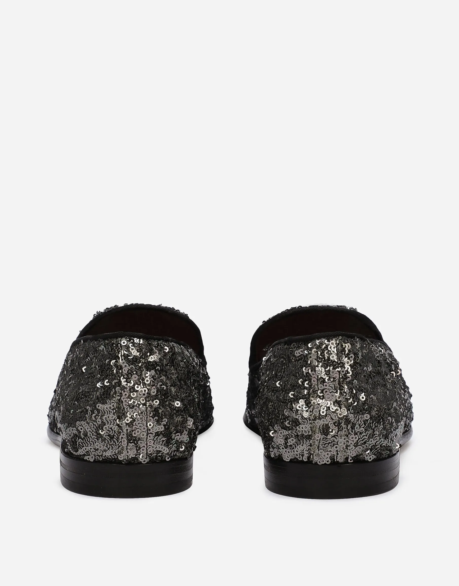 Sequined slippers