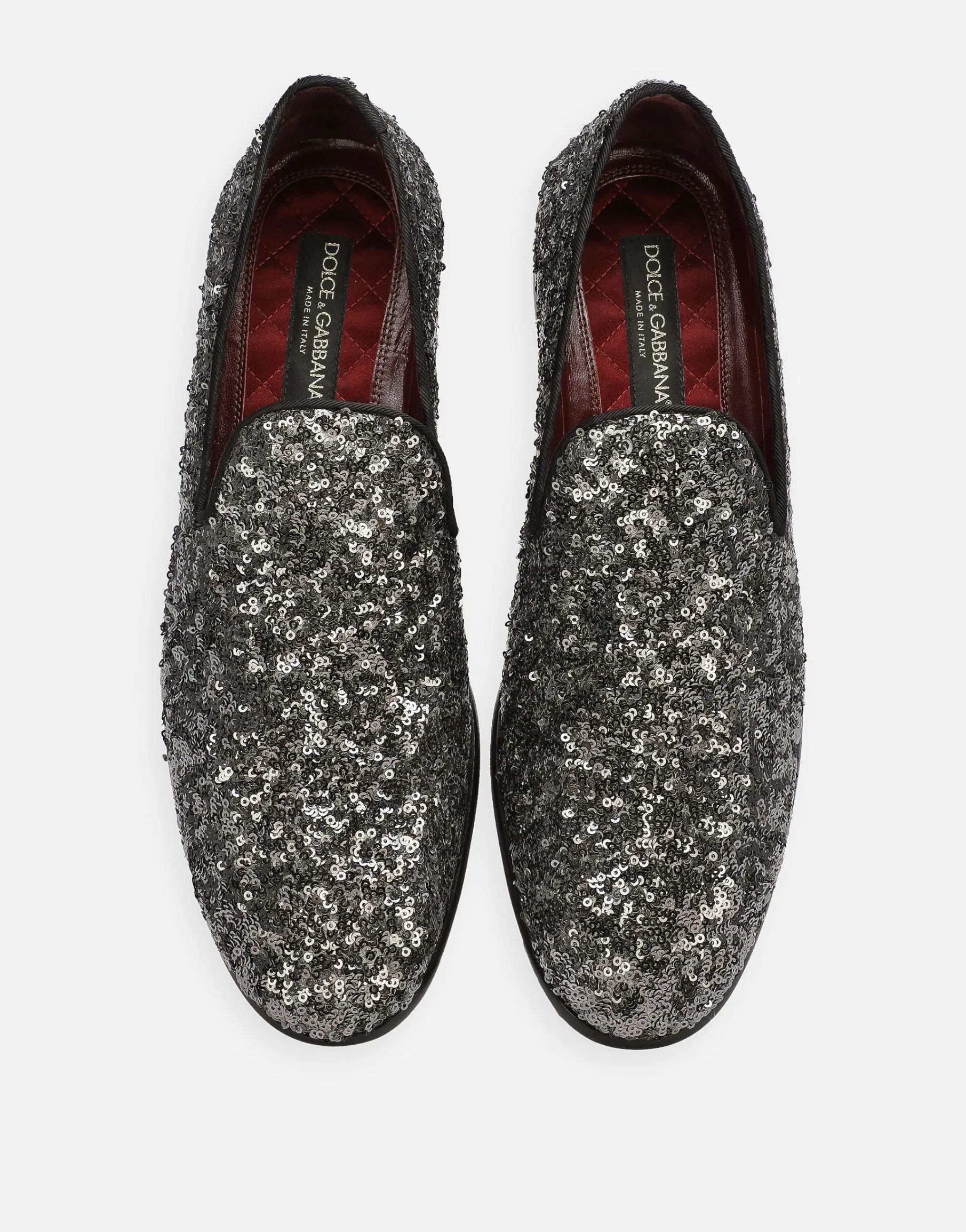 Sequined slippers