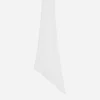 Shaped silk georgette scarf