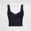 Shaper corset bustier top in jacquard and lace