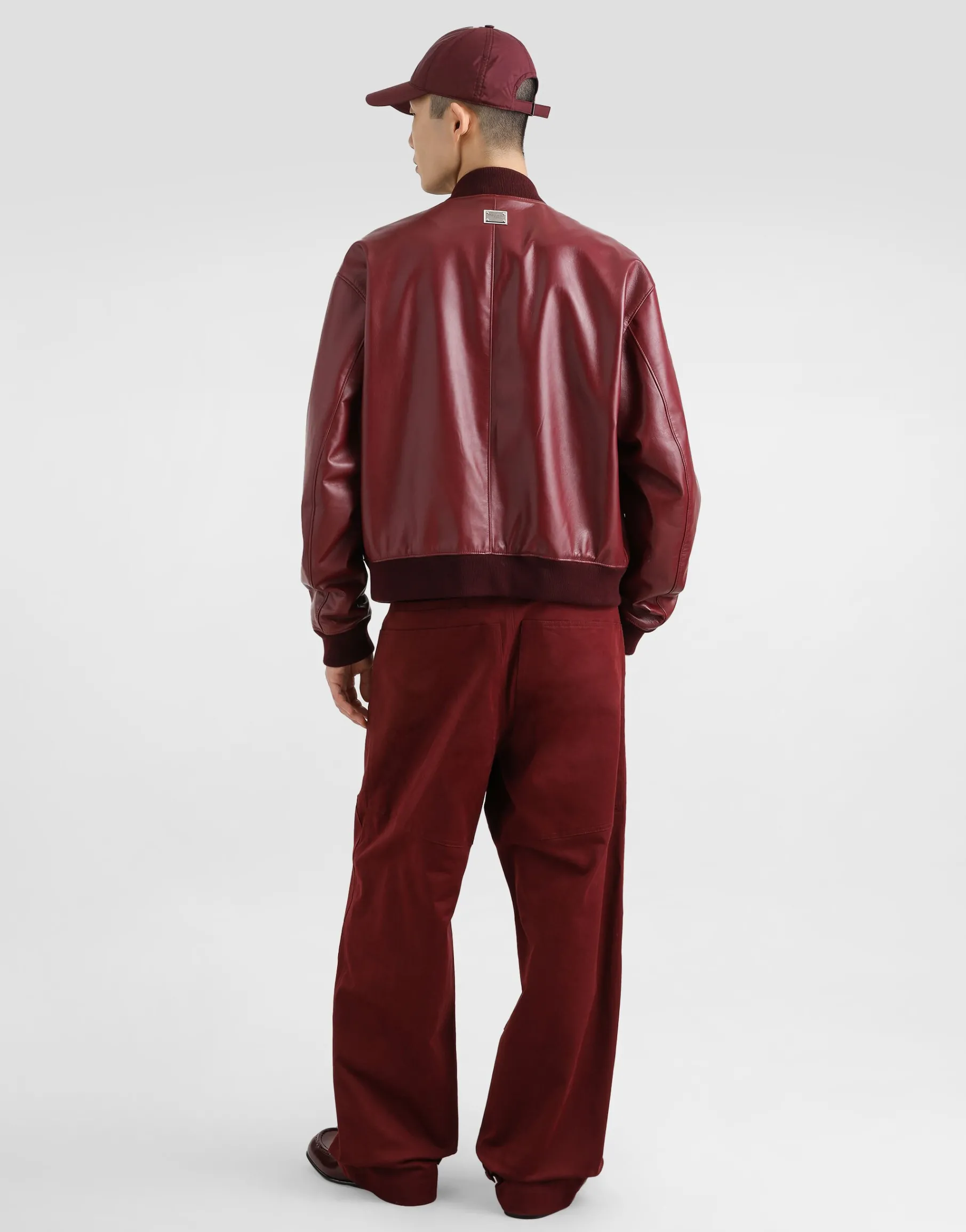 Sheepskin bomber jacket