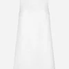 Short brocade dress with back neckline