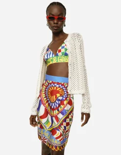 Short crochet jacket