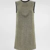 Short crystal mesh dress